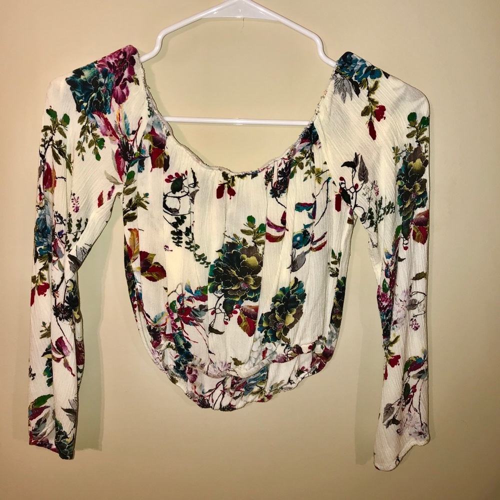PacSun Floral Off the Shoulder Blouse